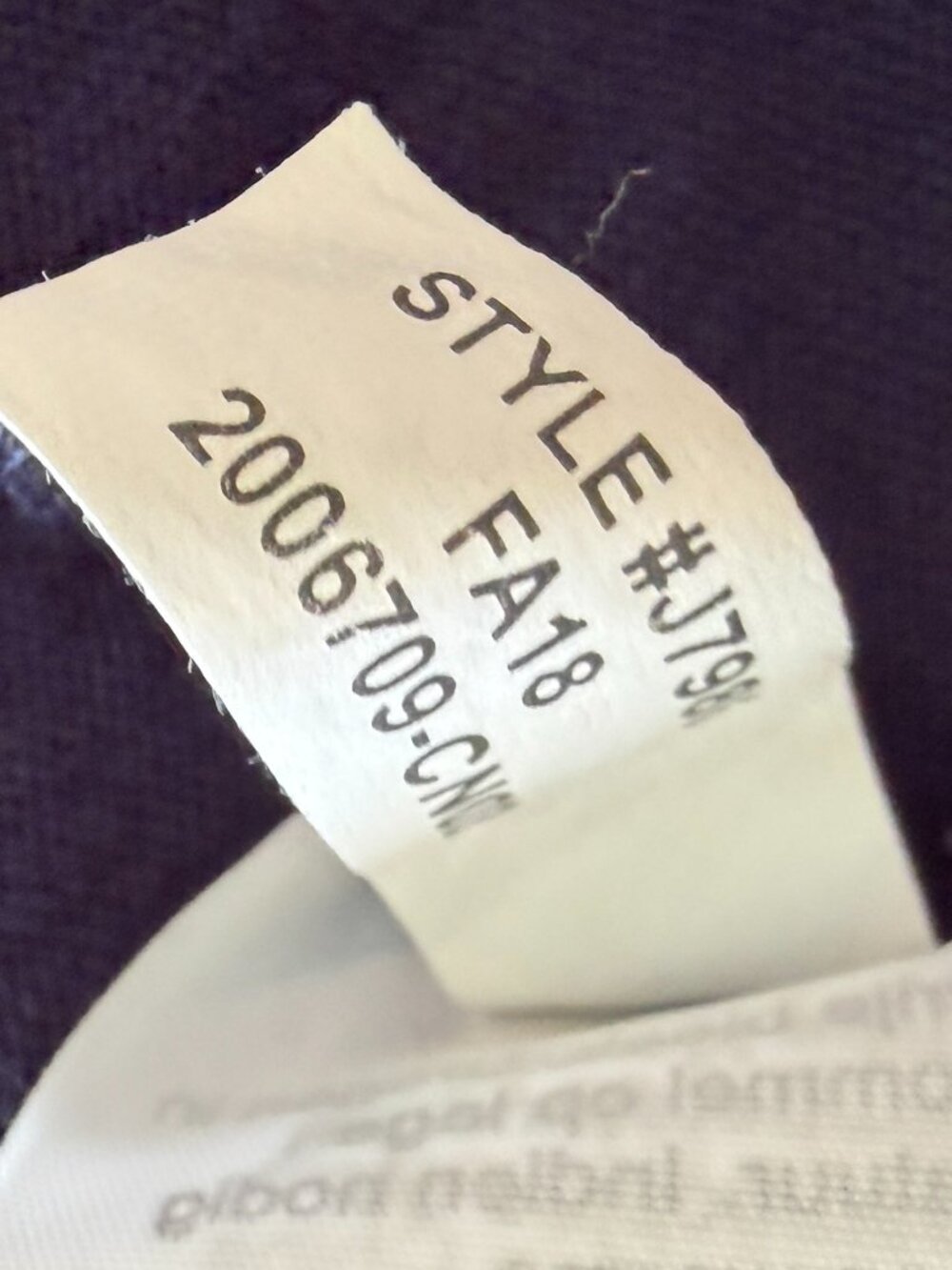J.Crew Navy Blue Graphic "Love Birds" Short Sleeve Tee with Embroidery Medium - Picture 8 of 9
